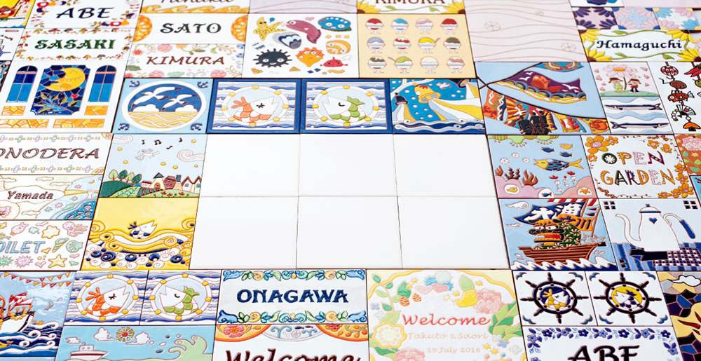 みなとまちセラミカ工房 宮城県女川 おながわ で作られる カラフルで装飾性に富んだスペインタイル 女川復興のシンボルに